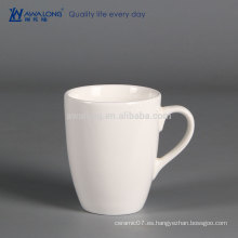 330ml Pure White Family Utilizado Logo Customization Fine Porcelain Tazas, Tall Porcelain Tazas